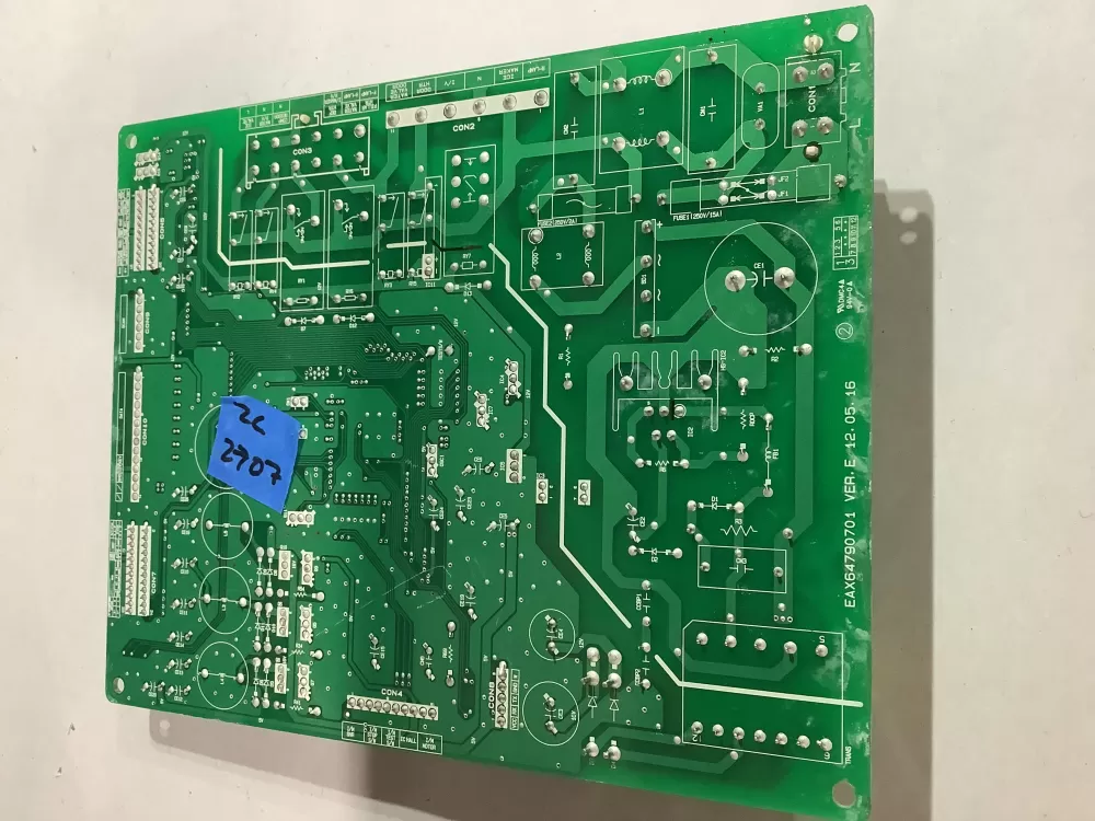 LG EBR75568901 Refrigerator Control Board AZ183701 | ZC2707