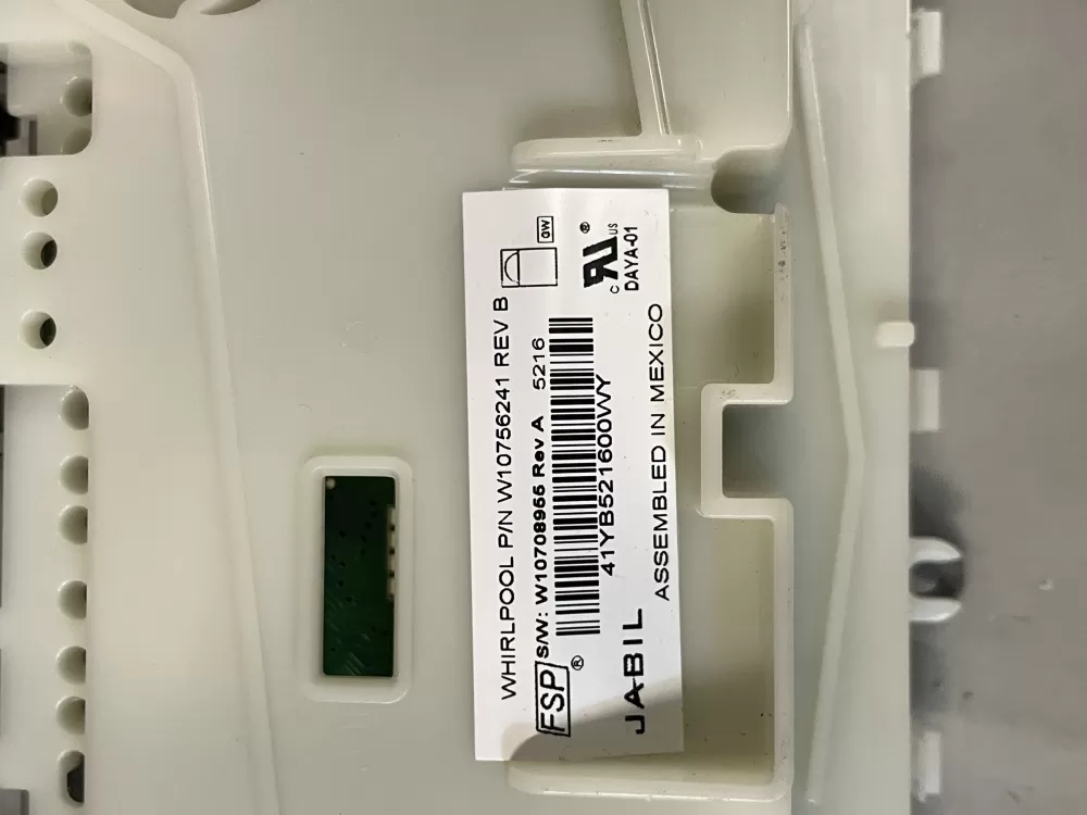 Whirlpool W10804118 W10756241 Dishwasher Control Board AZ214504 | Wm882