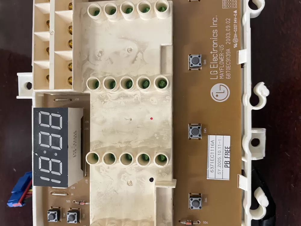 LG Kenmore 6870EC9139A 6871EC1116A Washer Control Board AZ36635 | KMV159