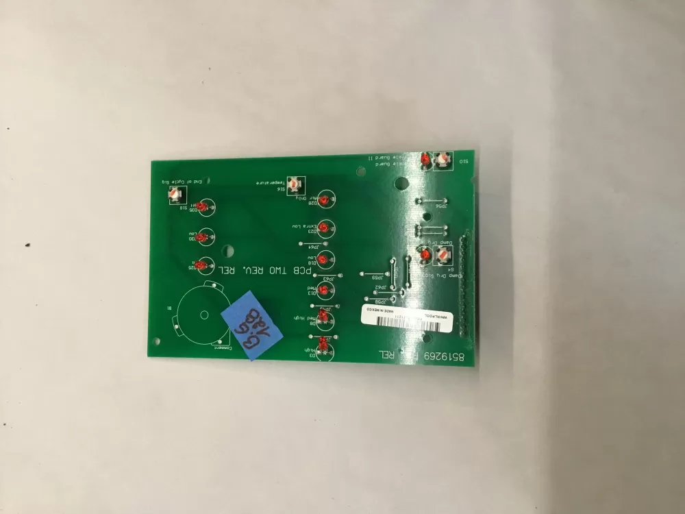 Whirlpool Kenmore WP8529879 8519269 Dryer Control Board AZ99696 | BG128
