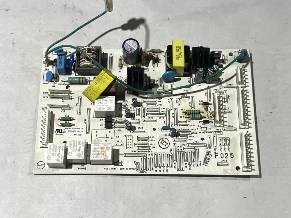 GE EBX1110P002 200D6221G025 WR55X11072 Refrigerator Control Board