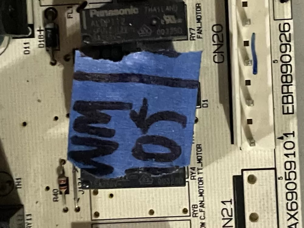 GE EBR89092606 Microwave Control Board AZ32100 | Wm105