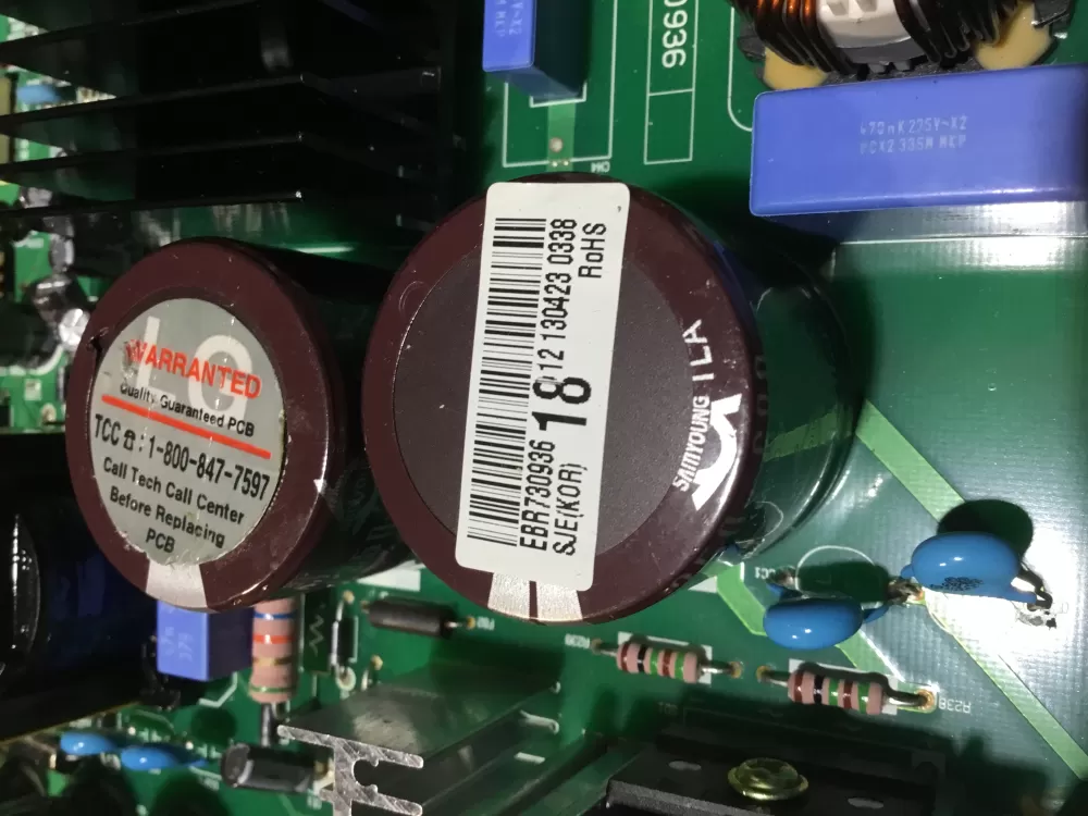 LG EBR73093602 EBR73093607 Refrigerator Control Board AZ53106 | NR1863