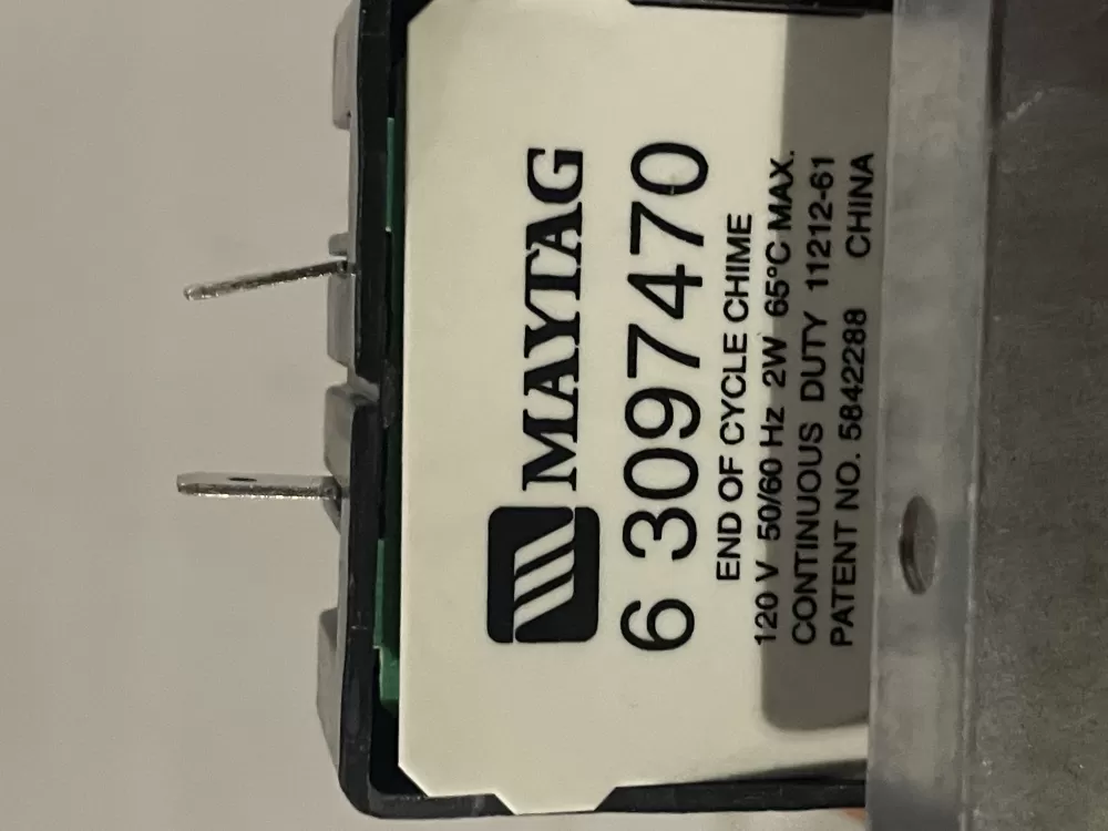 Maytag Whirlpool 3097470 63097470 Dryer Control Board Buzzer AZ33494 | Wm341