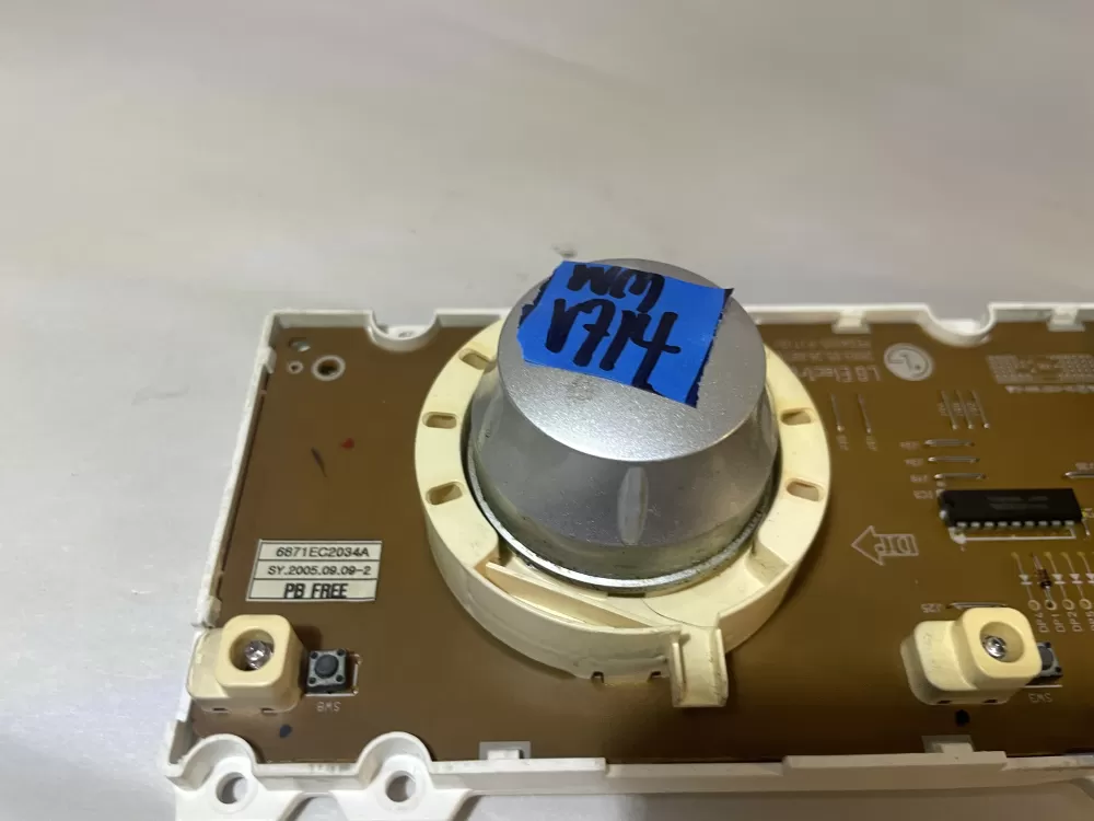 LG Washer Interface Control Board 6871EC2034A AZ125258 | Wmv714