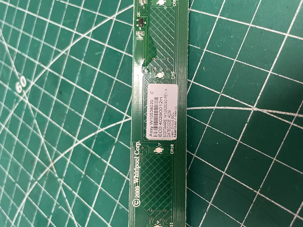 KitchenAid Whirlpool W10538020 Dishwasher Control Board AZ202682 | Wmv822