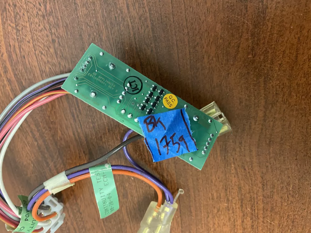 GE 197D2803G004 Wr55x10399 Refrigerator Control Board AZ44356 | BK1759
