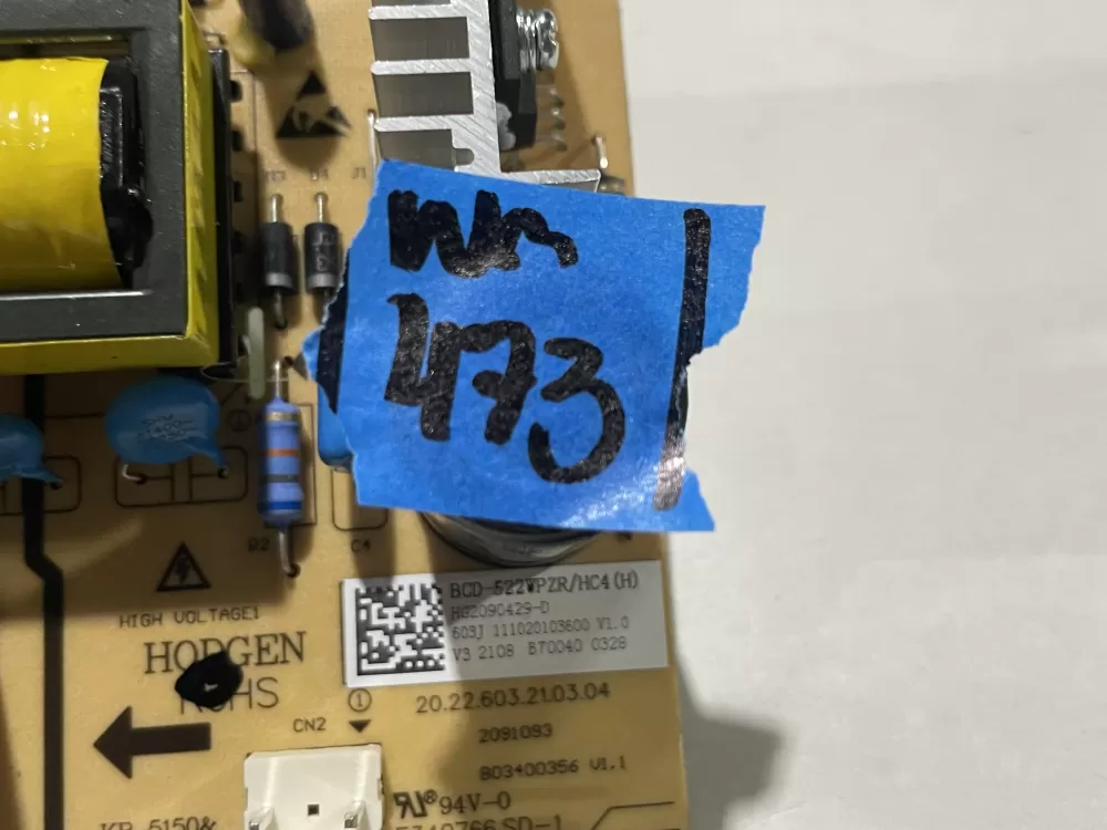 Hisense HG2090429-D Refrigerator Control Board AZ172204 | Wm473