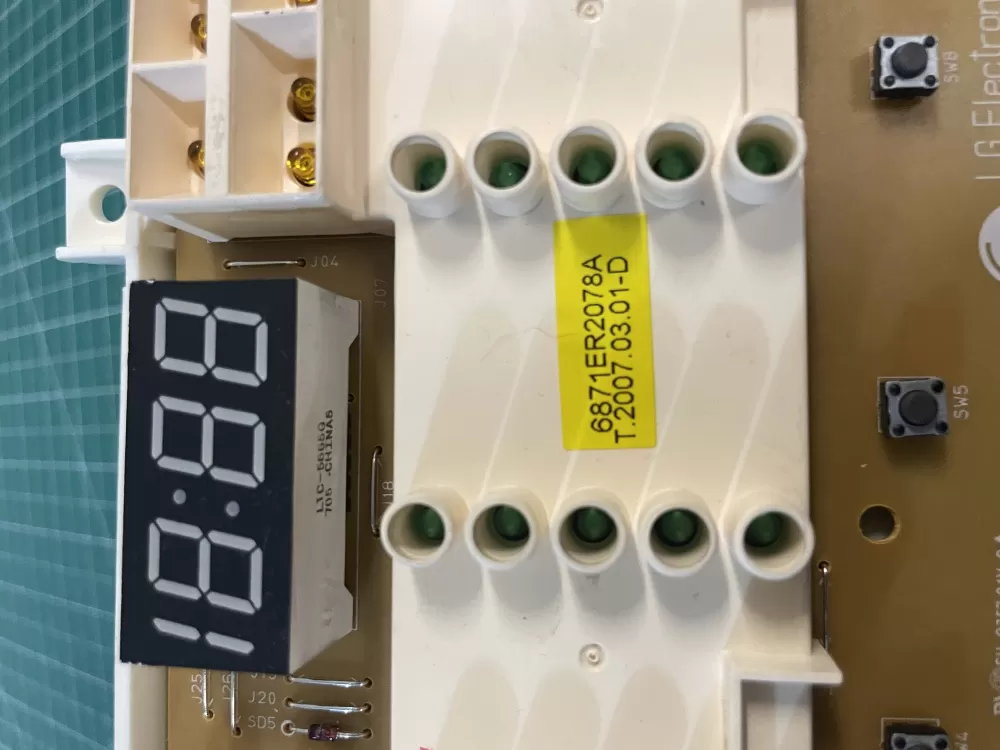 LG 6870EC9259A 6871ER2078A Washer Control Board AZ206887 | Wmv917