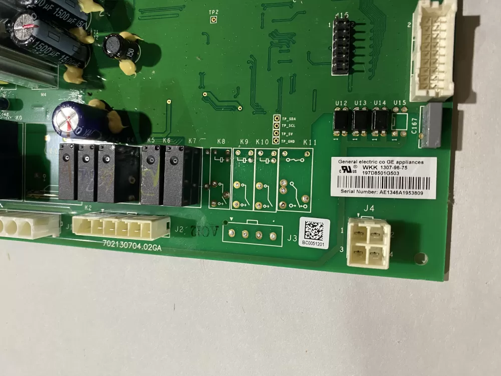 Hotpoint 197D8501G503 EBX1425P001 Refrigerator Control Board AZ189823 | BK2201