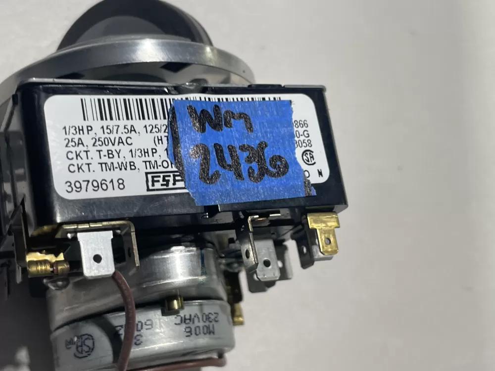 Whirlpool Amana Admiral AP6009056 3979618 3979618R Dryer Timer AZ145553 | Wm2436