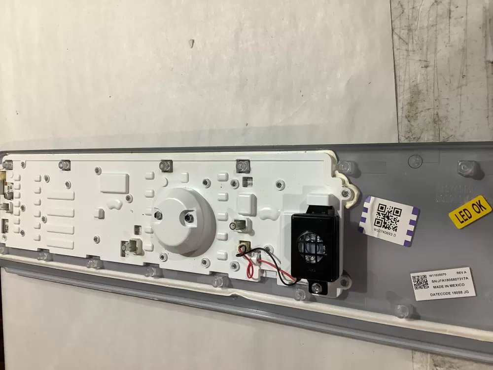 Whirlpool  Maytag W11035070 W11115285 PS12114257 Washer Control Board Panel