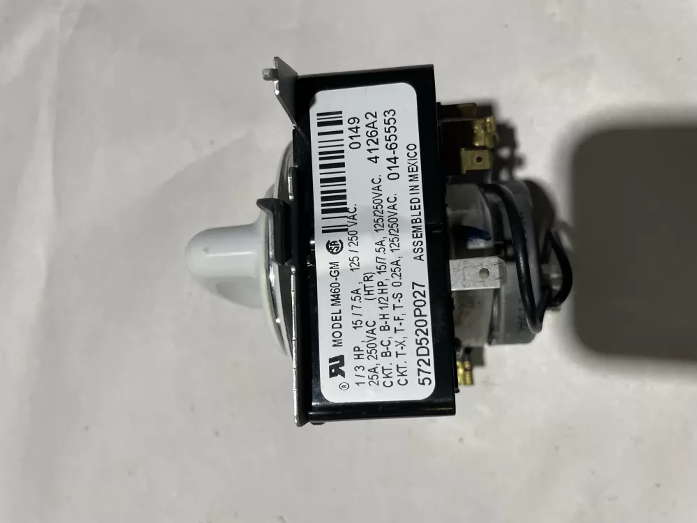 GE Whirlpool 572D520P027 Dryer Timer AZ133571 | KM1996