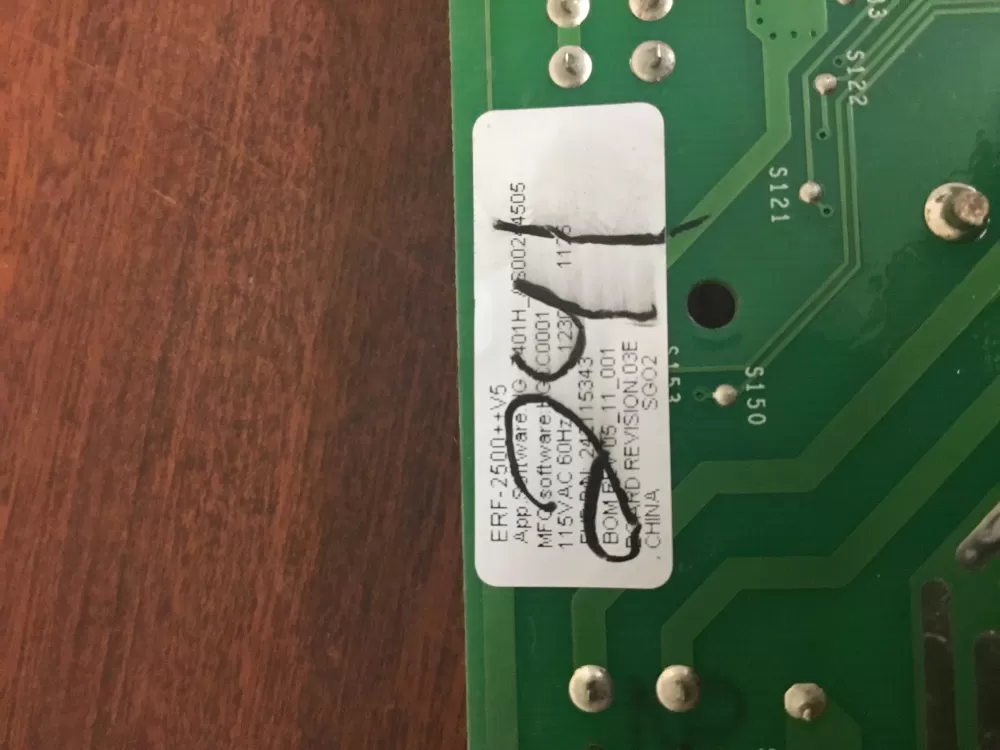 Electrolux 242115343 Refrigerator Main Power Control Board AZ29337 | NR247