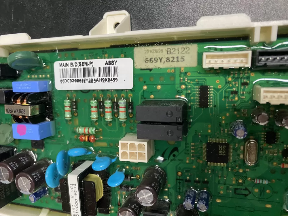 Samsung DC92-01596B DC92-01606B Dryer Control Board AZ20893 | BK725