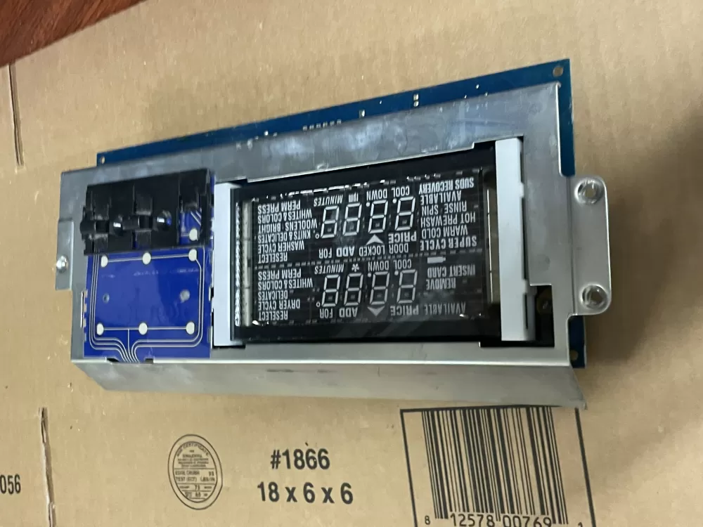 Maytag Commercial Gas Dryer Control Board UI LCD Display AZ98882 | Wmv635