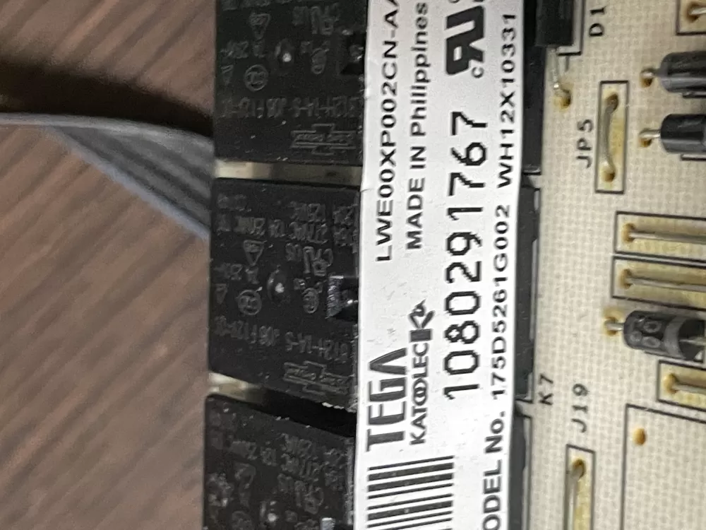 GE WH12X10331 175D5261G002 Washer Control Board AZ37281 | Wm458