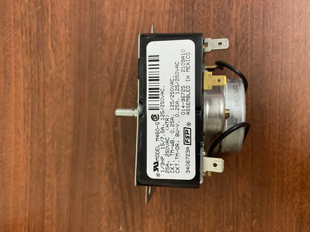 Whirlpool 3406723A 4433735 AP6008572 PS11741712 EAP11741712 Dryer Timer