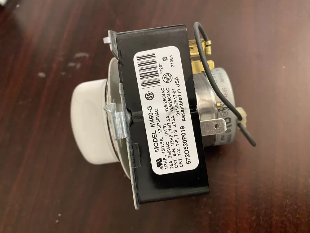 GE 572D520P019 WE4M189 Dryer Timer