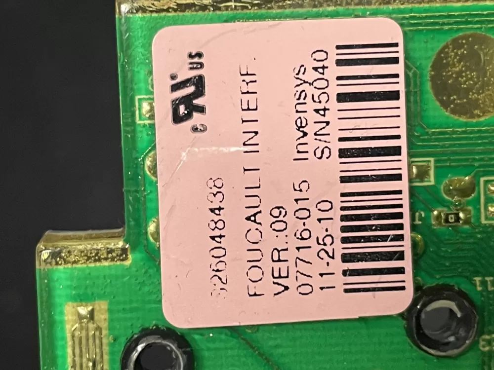 Whirlpool 926048438 Compact Washer UI Control Board AZ20071 | WM815