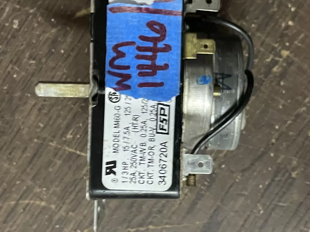 Whirlpool 3406720A PD00055932 3406720 529119 Dryer Timer AZ43625 | Wm1446