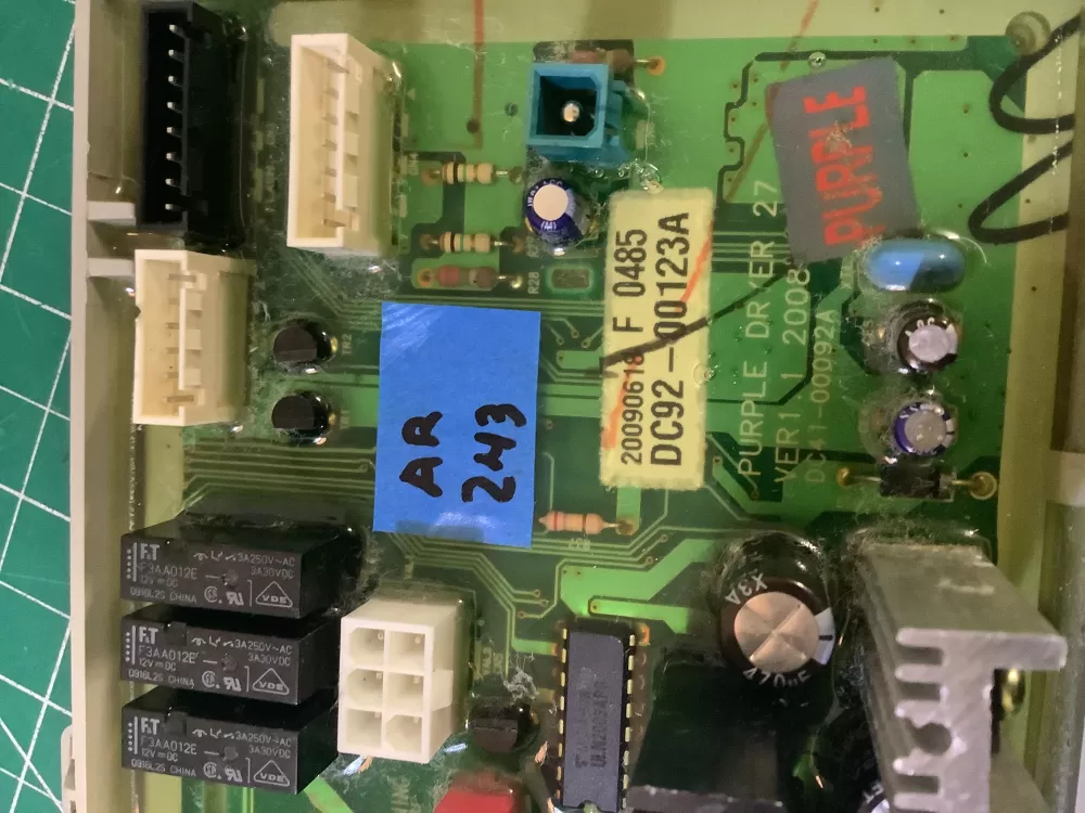 Samsung DC92-00123A DC92-00339A Dryer Control Board AZ192499 | AR243