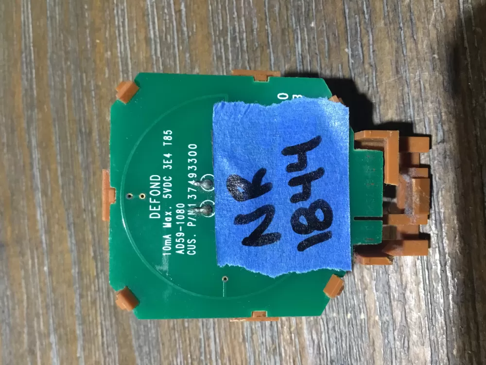 Kenmore Frigidaire Electrolux 137493300 Washer Control Switch AZ51624 | NR1844