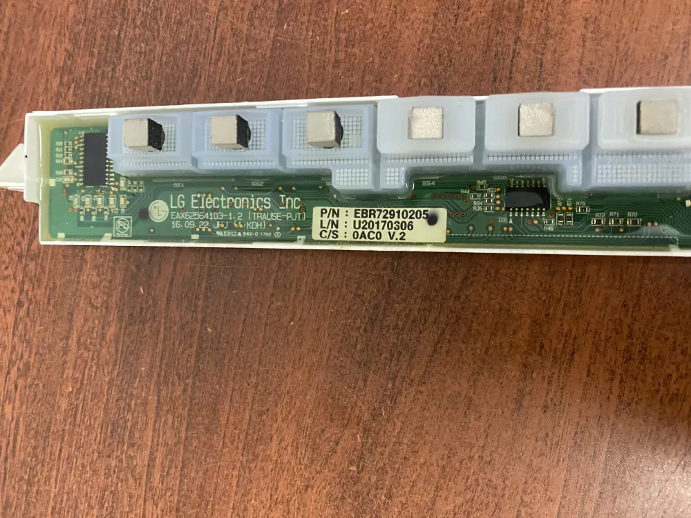 LG EBR72910205 Dishwasher Control Board AZ47871 | BK1515