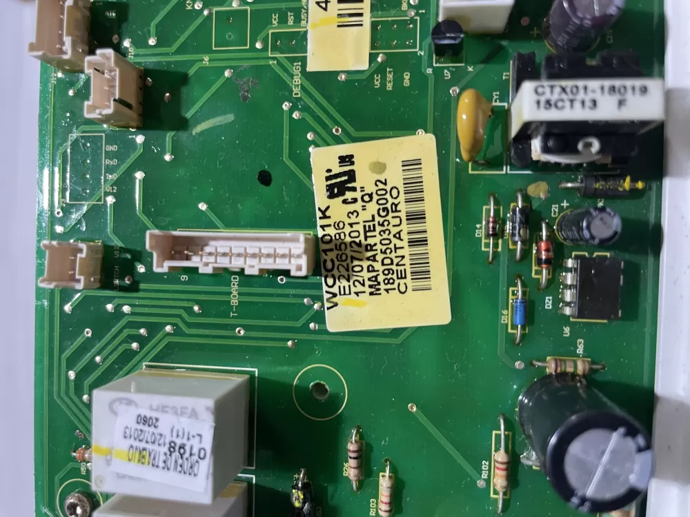 GE 189D5035G002 WH12X20274 Washer Control Board AZ135106 | Wm1095