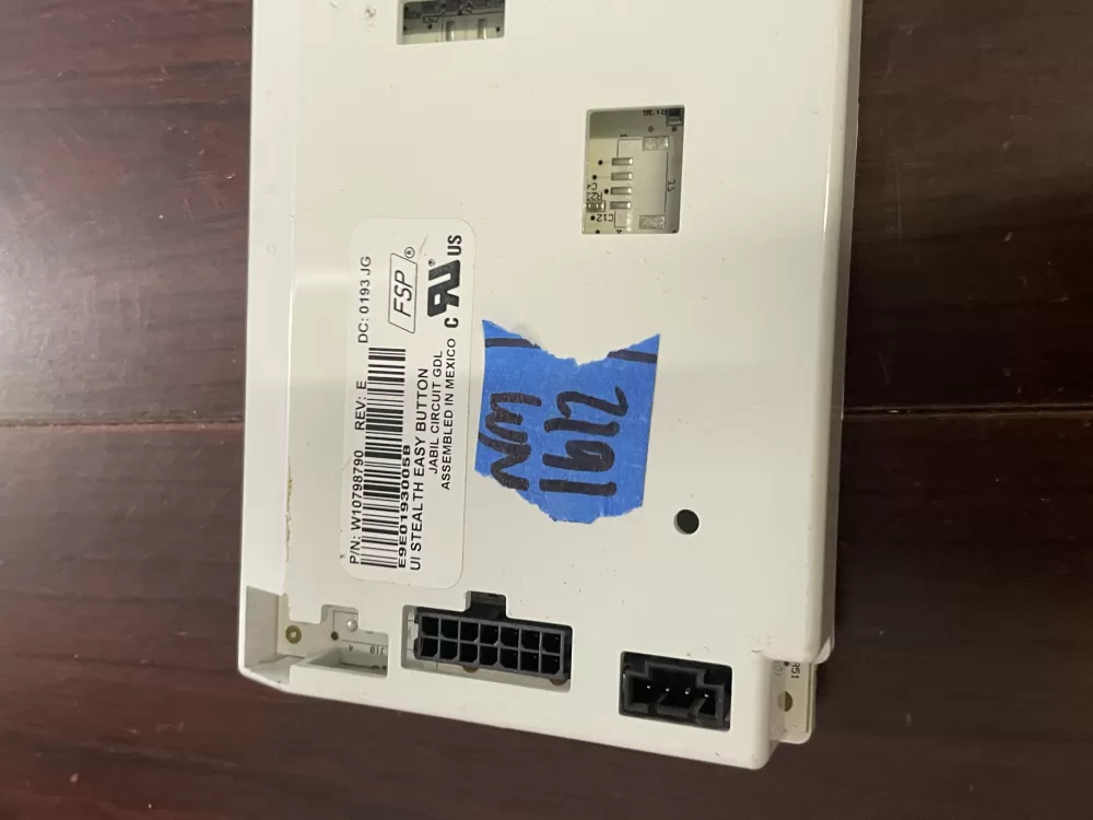 Whirlpool W10798790 W10822646 Control Board AZ98526 | Wm1612