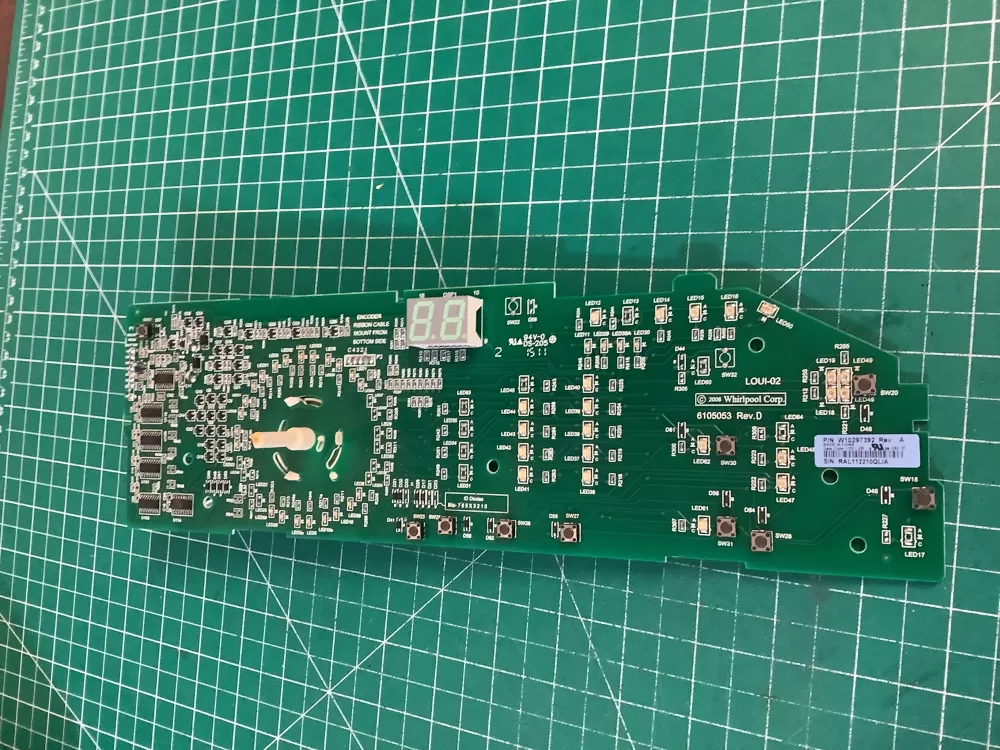 Whirlpool W10297392 WPW10298625 PD00032762 W10298625 4444413 AP6019049 PS11752353 EAP11752353 Dryer Control Board