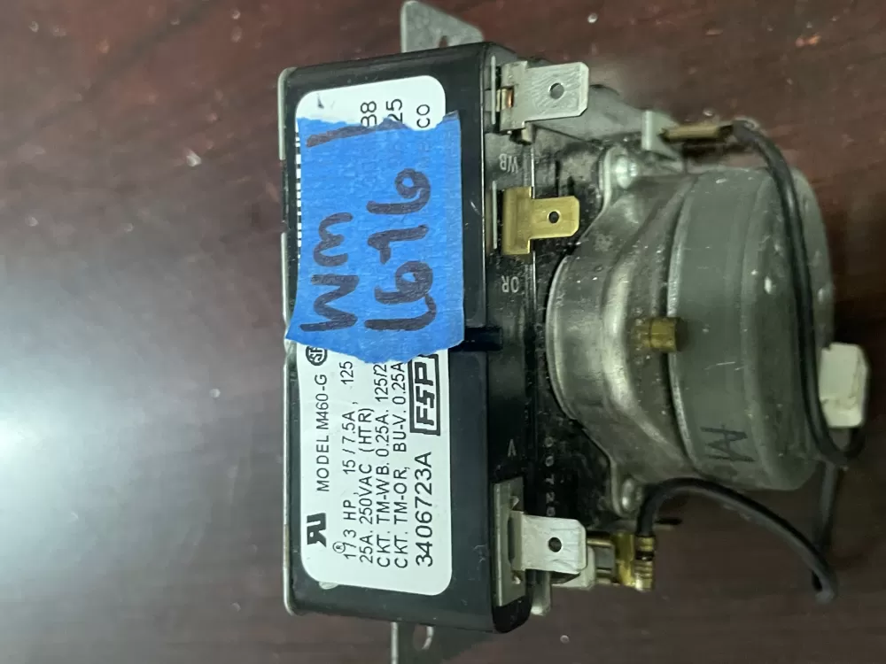 Whirlpool 3406723A 4433735 AP6008572 PS11741712 Dryer Timer  AZ97324 | Wm1696