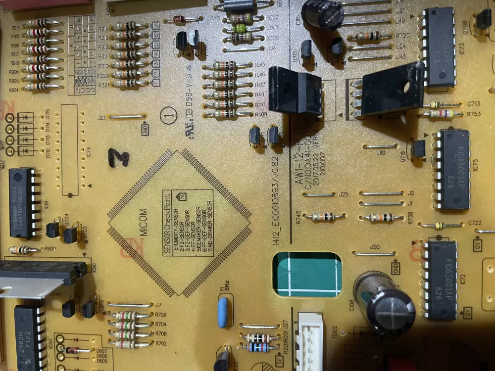 Samsung DA92 00384N Refrigerator Control Board AZ144442 | KM2425