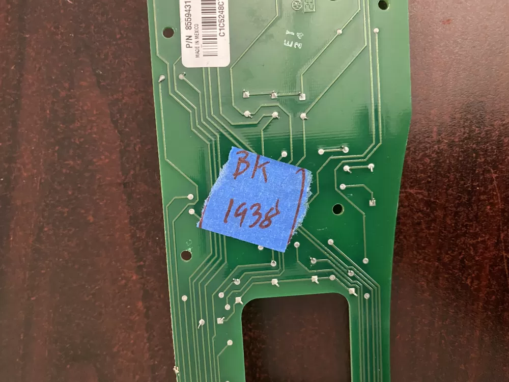 Whirlpool 8558743 8559431 Dryer Control AZ54348 | BK1938
