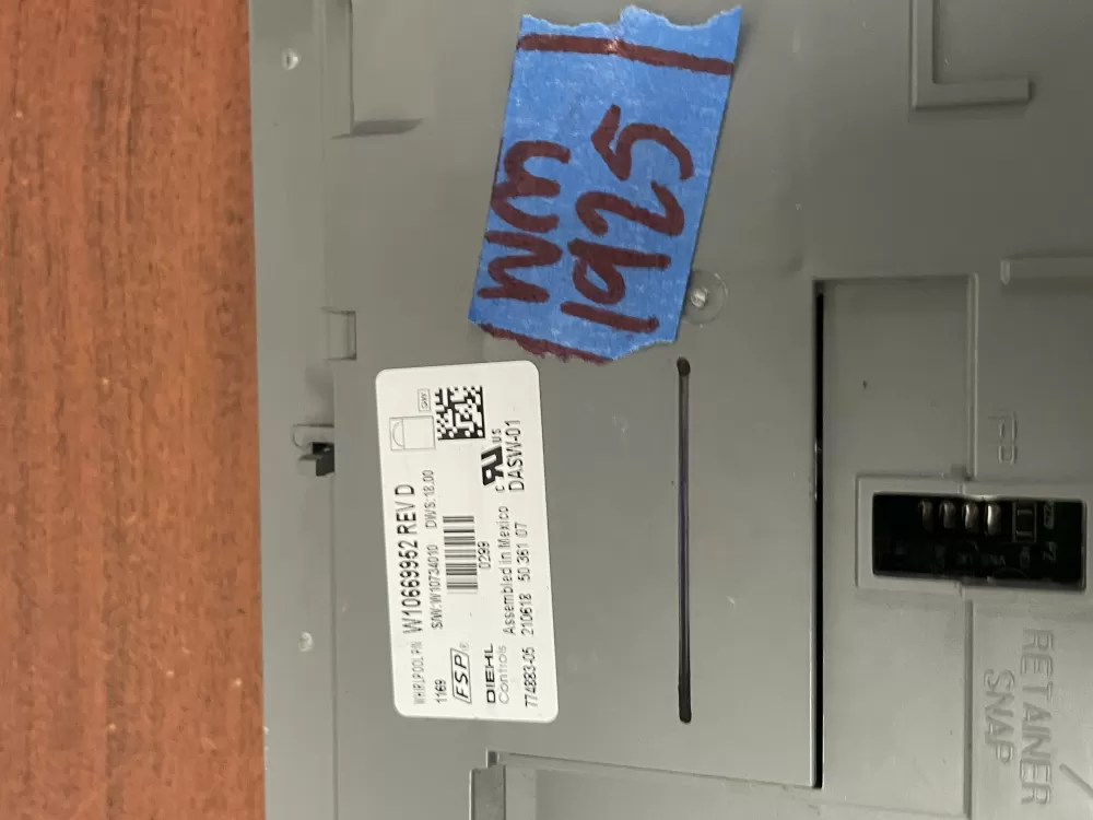 Whirlpool Kenmore Amana AP5958462 Dishwasher Control Board AZ52602 | Wm1925