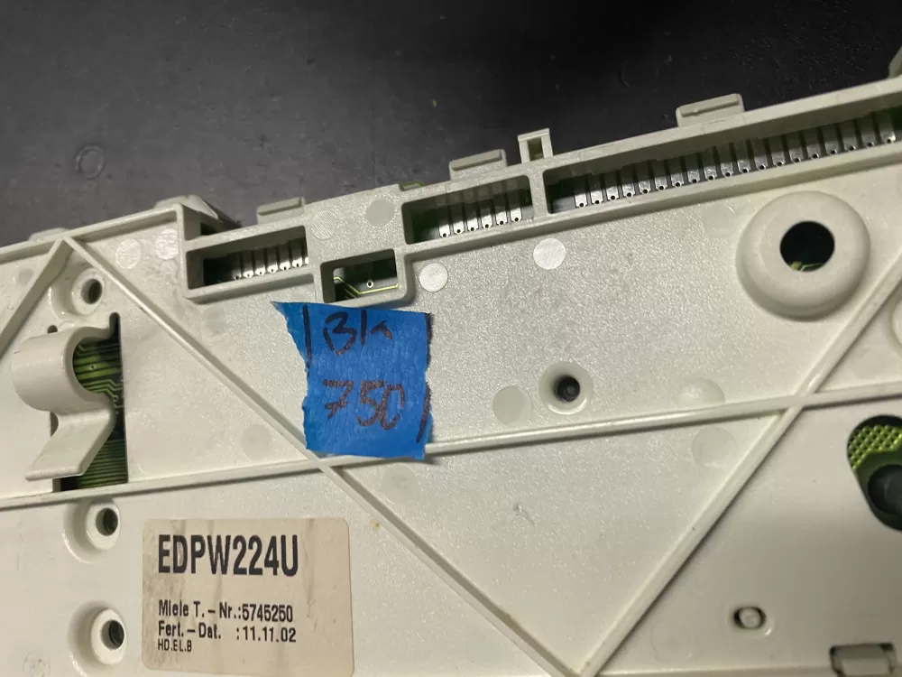 Miele EDPW224U 5745250  Washing Machine Display Control Board AZ18693 | BK750