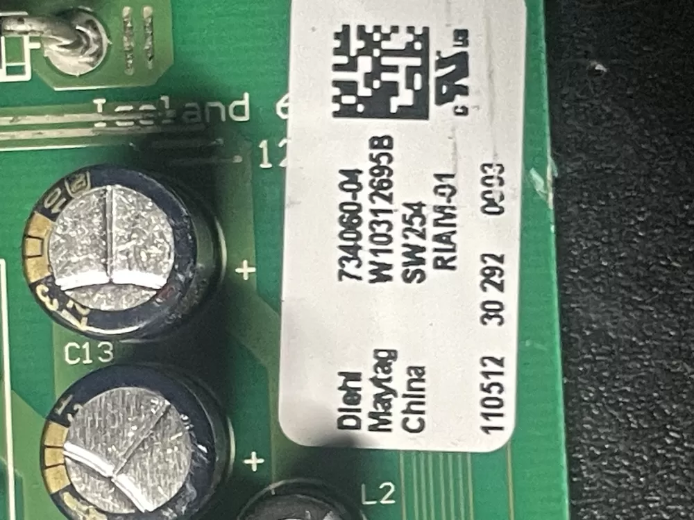 Whirlpool Maytag W10312695B Refrigerator Control Board AZ15236 | 773