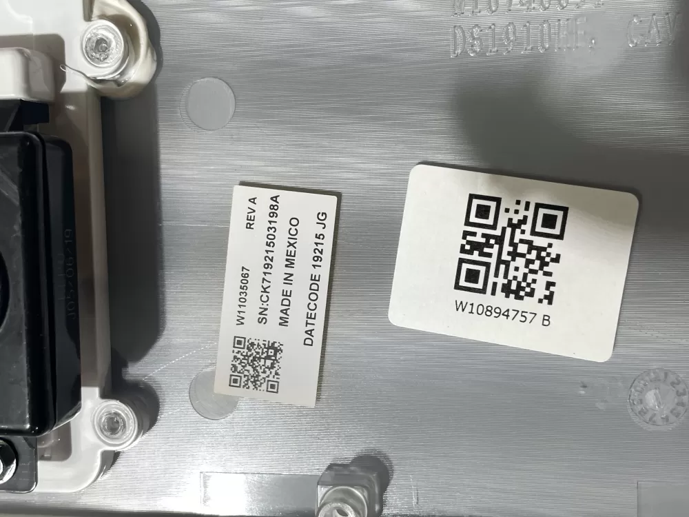 Maytag W11035067 Ap6278100 Washer Control Board Panel AZ195151 | Wmv787