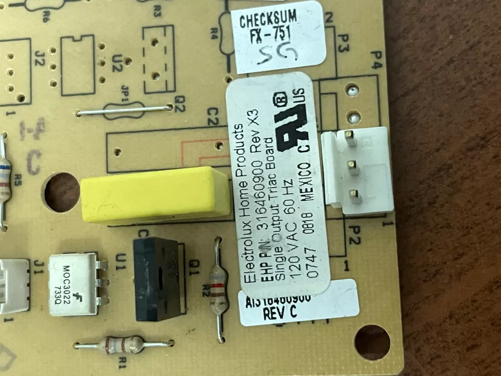 Frigidaire Kenmore AP3960285 316460900 Control Board Relay AZ30349 | WM331