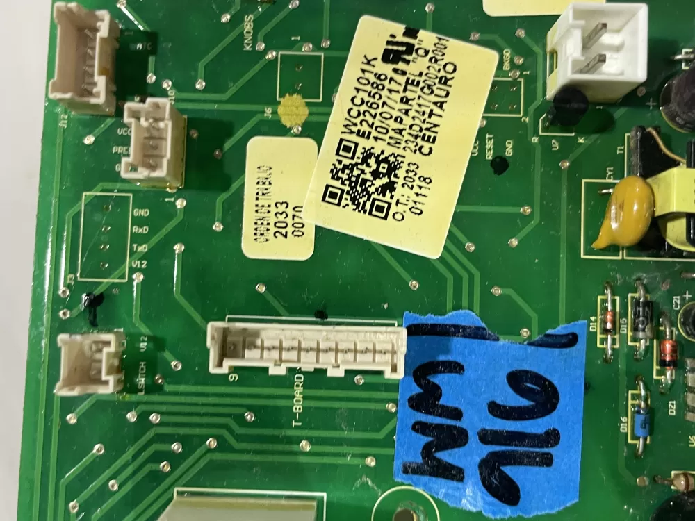 GE Kenmore WH12X20274 E226586 Washer Control Board AZ152296 | Wm916