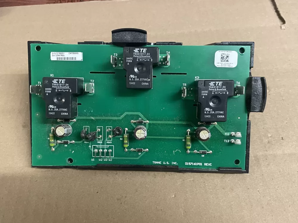 Trane K100104  CNT06695  D157161P01 Electronic Heater Control Board