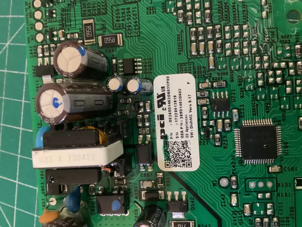 GE 265D1462G602 Dishwasher Control Board
