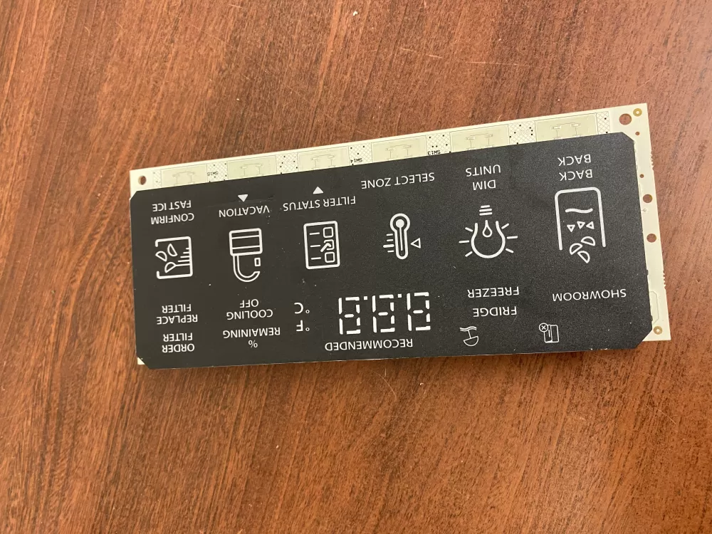 Whirlpool W10738497  W10222961  E213014 Refrigerator Display Control Board