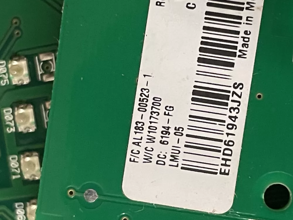 Maytag Whirlpool W10173700 Washer Control Board AZ45877 | Wm715