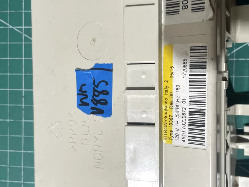 Bitron Grugliasco Washer Control Board 4619 70220672 01 AZ195132 | Wmv885