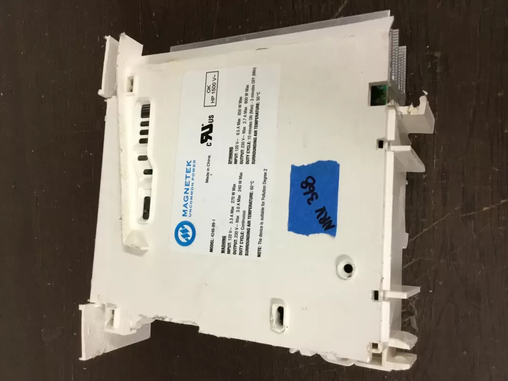 Frigidaire Kenmore Washer Control Board Main 4246-99-1 AZ33606 | NRV368