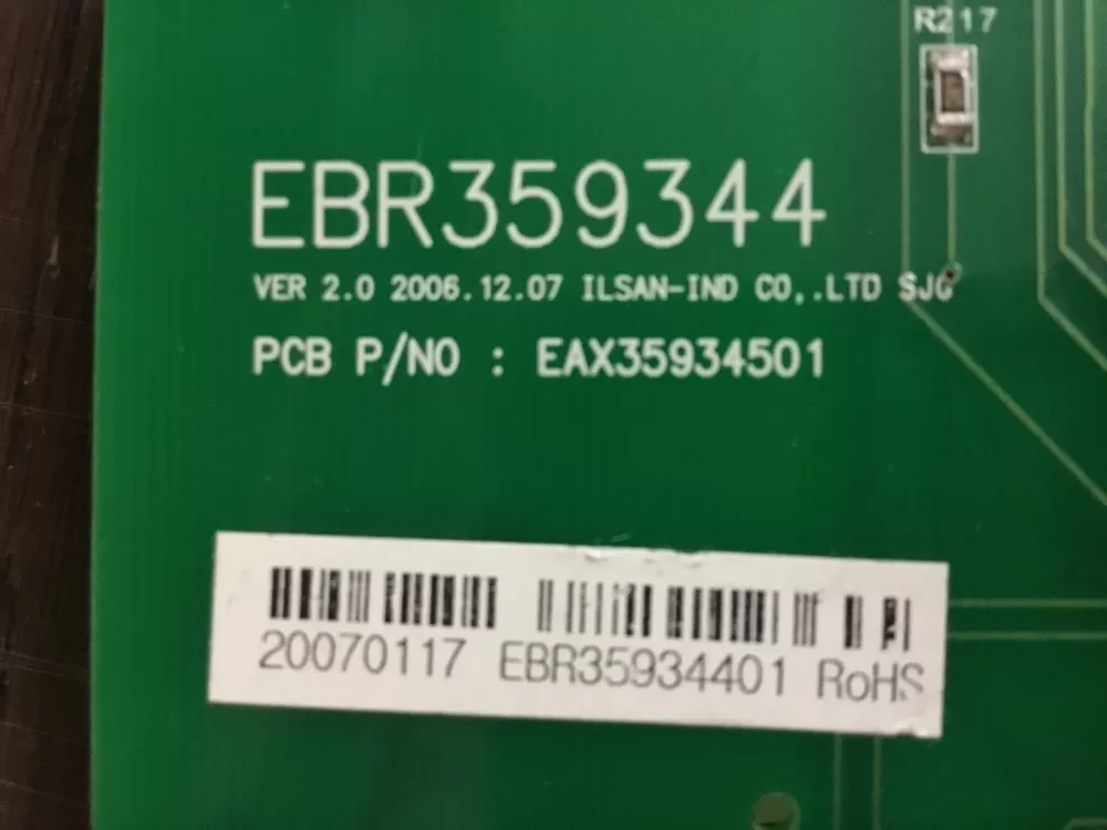 LG EBR35934401 Refrigerator Control Board Dispenser AZ4753 | NR460