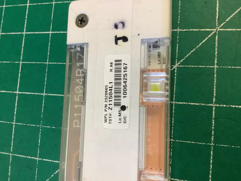 KitchenAid 2320665 Refrigerator Control Board Crisper Bin Left AZ209906 | NR2564