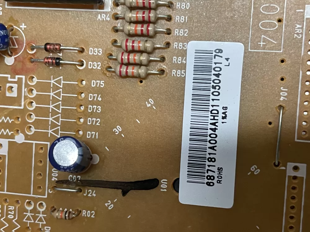 GE 687181A004A Microwave Control Board AZ3702 | Wm601