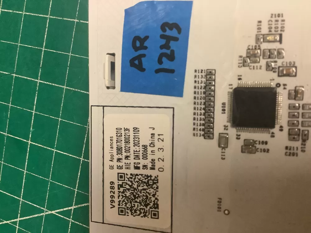 GE 308D1701G310 Washer Control Board AZ205535 | AR1243